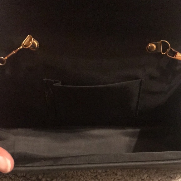 Kendall & James Dark Gray Faux Leather Clutch - Picture 6 of 8